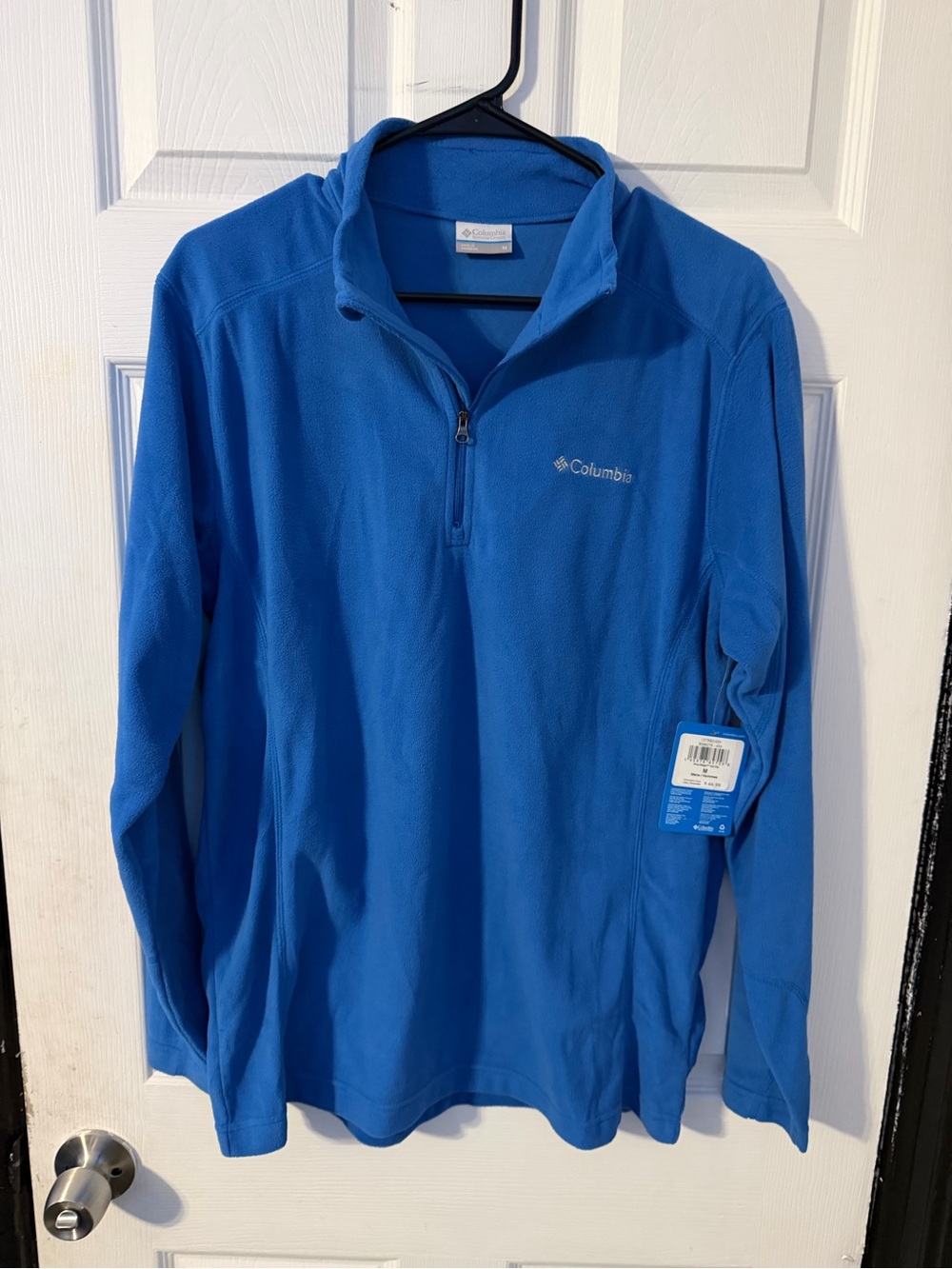 Columbia Men's Royal Blue Half-Zip Fleece Pullover